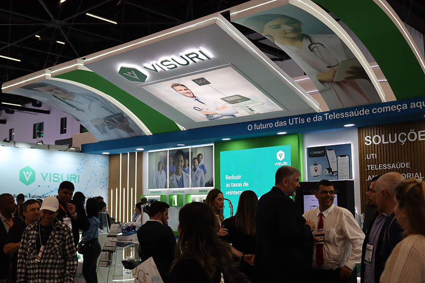 Visuri's prominent presence at Feira Hospitalar 2023, the largest hospital fair in Latin America.