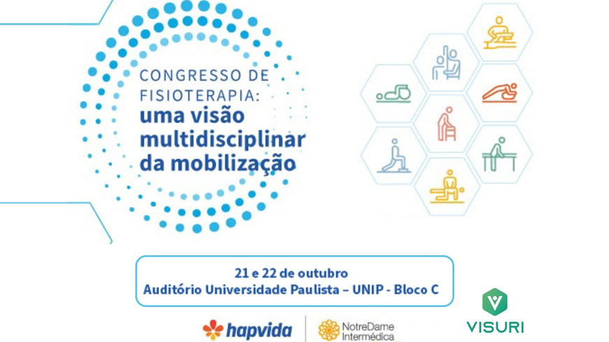 Visuri participa do Congresso de Fisioterapia HapVida em Ribeirão Preto
